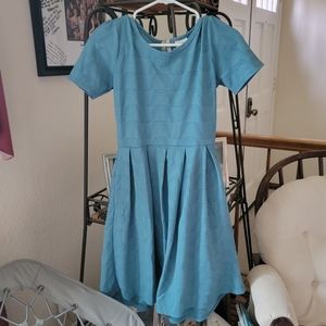 LuLa Roe amelia dress blue size s